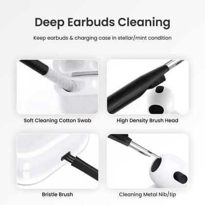 18-in-1 Multi-functional Electronic Cleaning Kit for Headphones, Keyboards, Phones & Cameras