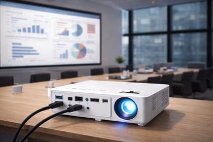 Professional Smart Projector | 4K Support | Office & Home Theatre Use