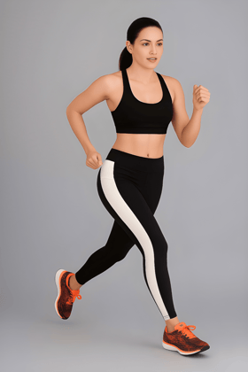 Women & Girls Comfort Fit Sports and Fitness Tights | Designed for Gym Workout, Yoga Practice, Running, Exercise & Active Lifestyle | Stretchable Lycra