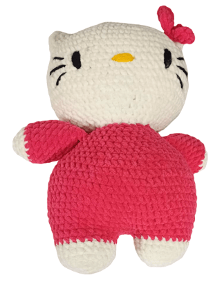 Handmade Crochet Soft Toy (Kitty Doll)