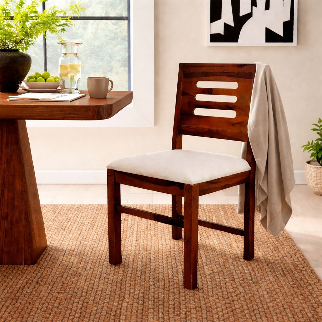 ZENDIYA ROSEWOOD DINING CHAIR SET OF 2