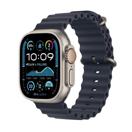 Apple Watch Ultra 2 GPS + Cellular 49mm Natural Titanium Navy Ocean Band