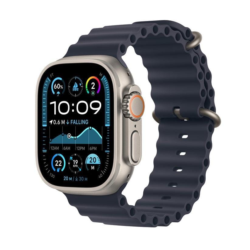 Apple Watch Ultra 2 GPS + Cellular 49mm Natural Titanium Navy Ocean Band