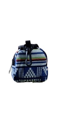 Geometric Pattern Mini Pouch with Clip for Keys and Coins/  EARBUDS/EARPHONE CARRYING CASE