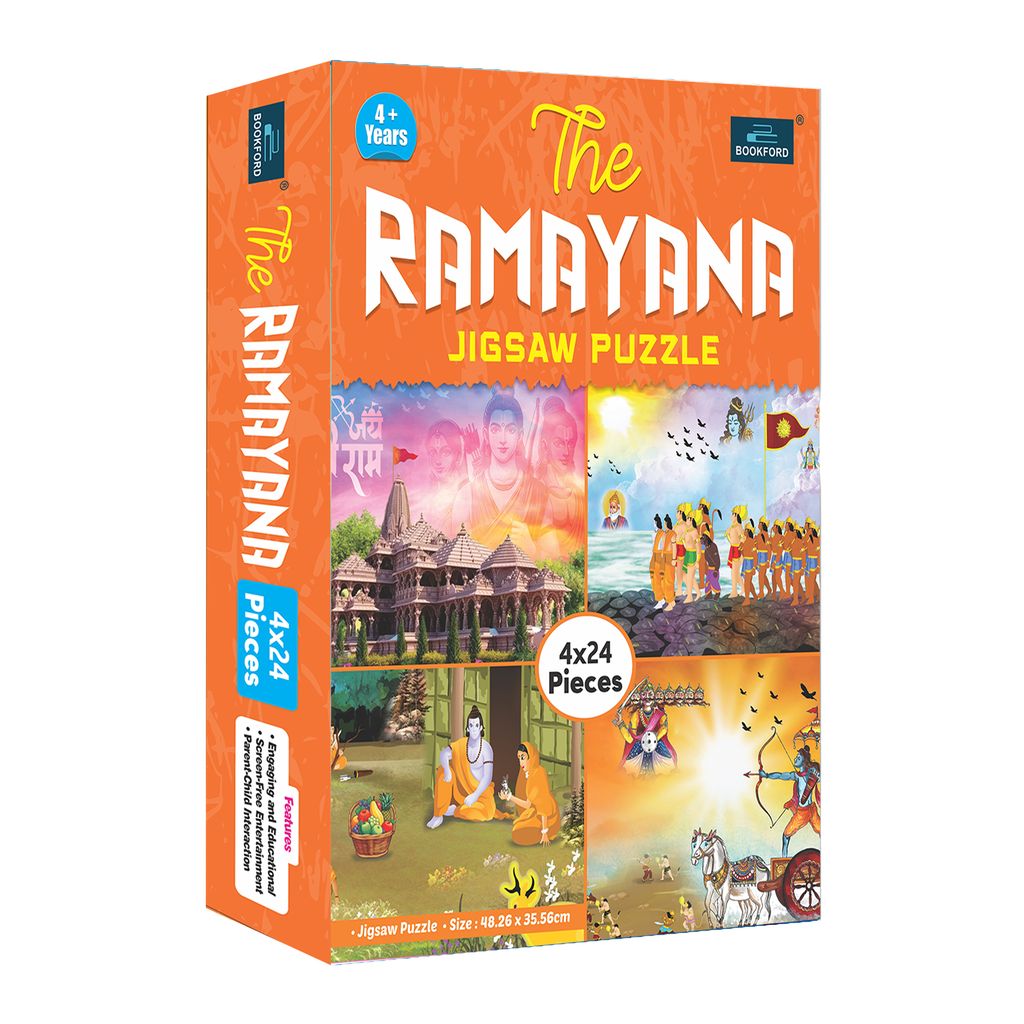 The Ramayana Jigsaw Puzzle solve the puzzle, dive into the mythical world of ramayana!