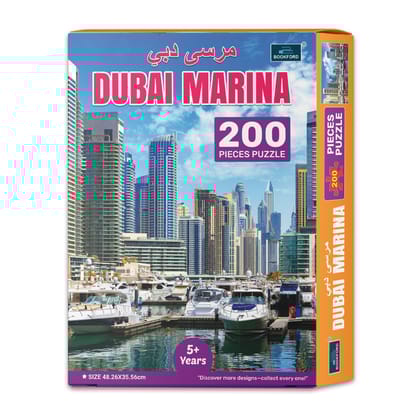 200 Pieces- Dubai Marina Jigsaw Puzzle Game & Fun And Learning 