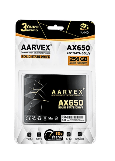  AARVEX 256GB SATA SSD (AX650)