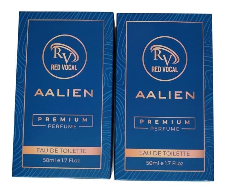 Red Vocal Aalien Premium Eau De Toilette – Unisex 50ml x 2 | Fresh, Woody & Long-Lasting Fragrance