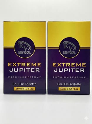 Red Vocal Extreme Jupiter Premium Eau De Toilette – Women’s 50ml x 2 | Bold, Fruity & Long-Lasting Fragrance