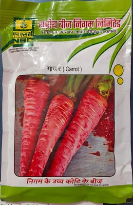 NSC Carrot Pusa Rudhira, 100 g Truthfully Labelled seed pouch