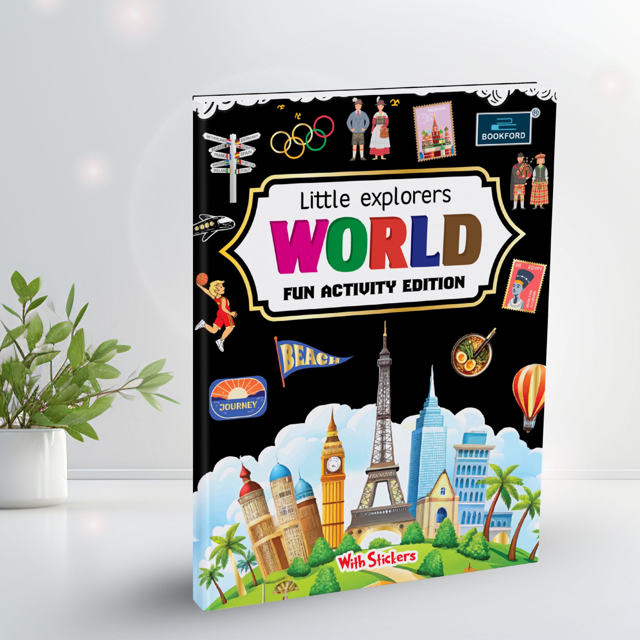 Little Explorers WORLD Fun Activity Edition Book for kids
