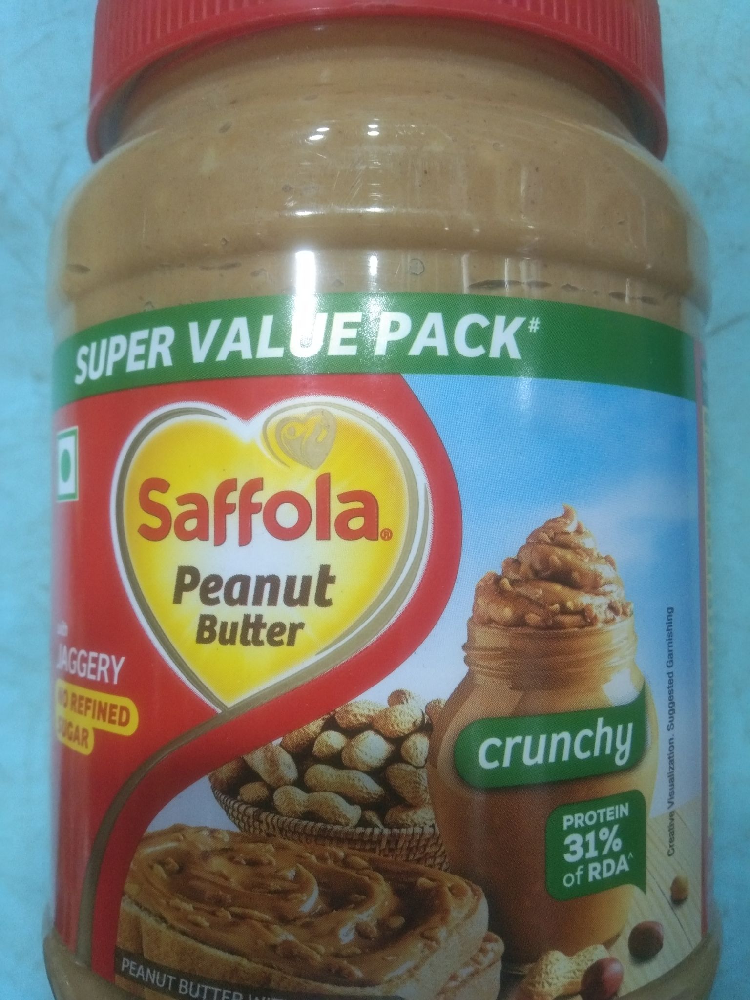 Saffola peanut butter crunchy