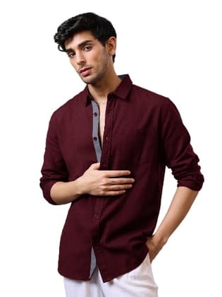 Pinkmint Casual Shirt for Men Stylish Men's Shirt Soild Regular Fit Pinkmint Casual Shirt for Men Stylish Men's Shirt Soild Regular Fit