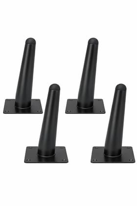 Elegance Times Engineering&nbsp;100 % PVD 4 INCHES Sofa Leg Sofa Furniture MATTE BLACK Finish Heavy Model Cone Shape Design Sofa Leg Set of 4 (4 INCHES)