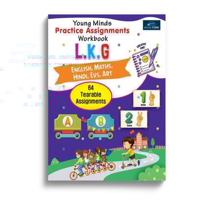 Young Mind&nbsp;Practice Assignments LKG Workbook - English