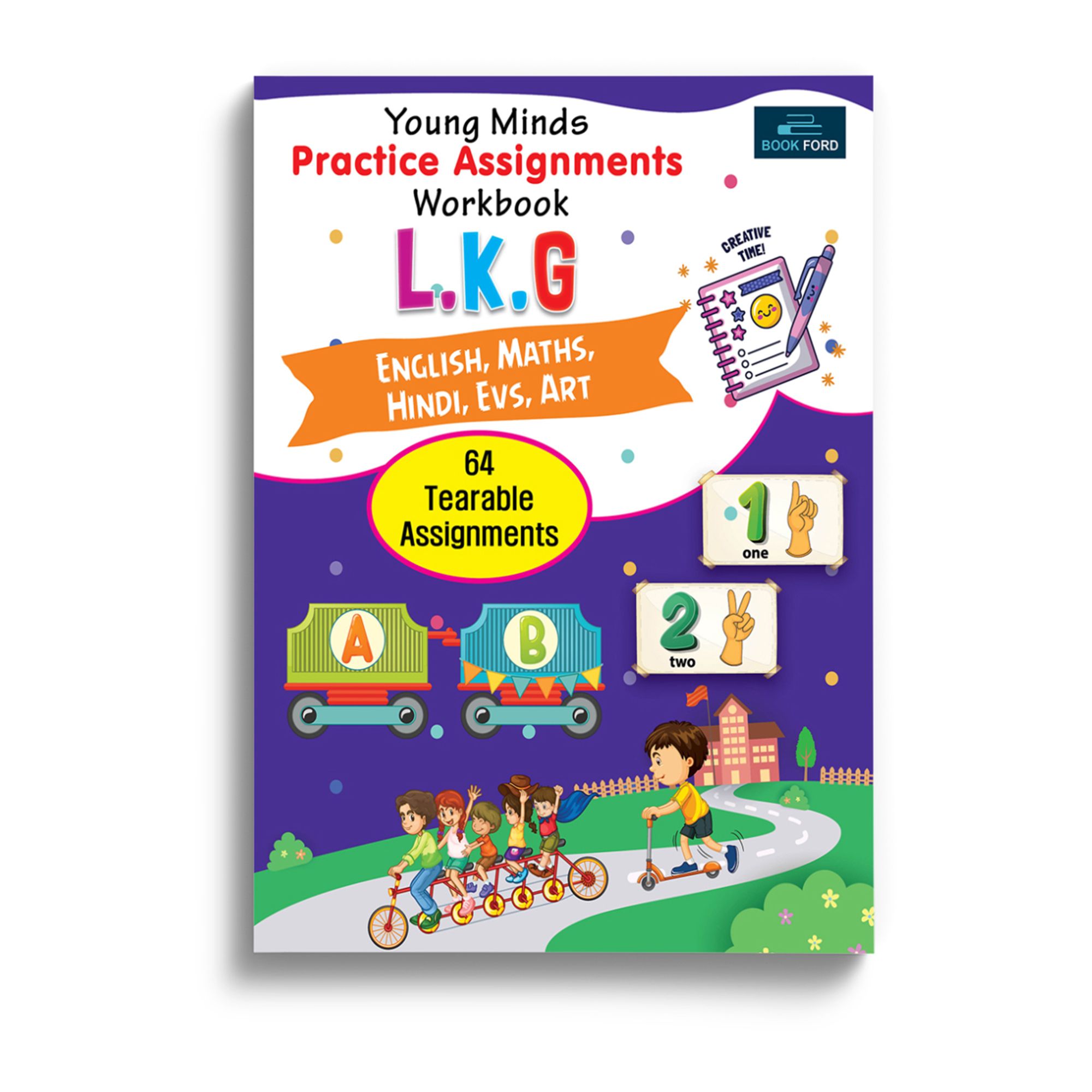 Young Mind&nbsp;Practice Assignments LKG Workbook - English