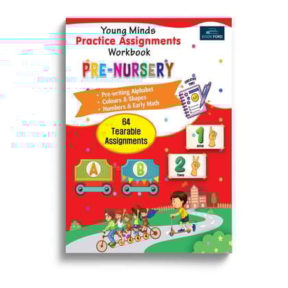 Young Minds Practice Assignments Workbook - Pre-Nursery Books For Kids