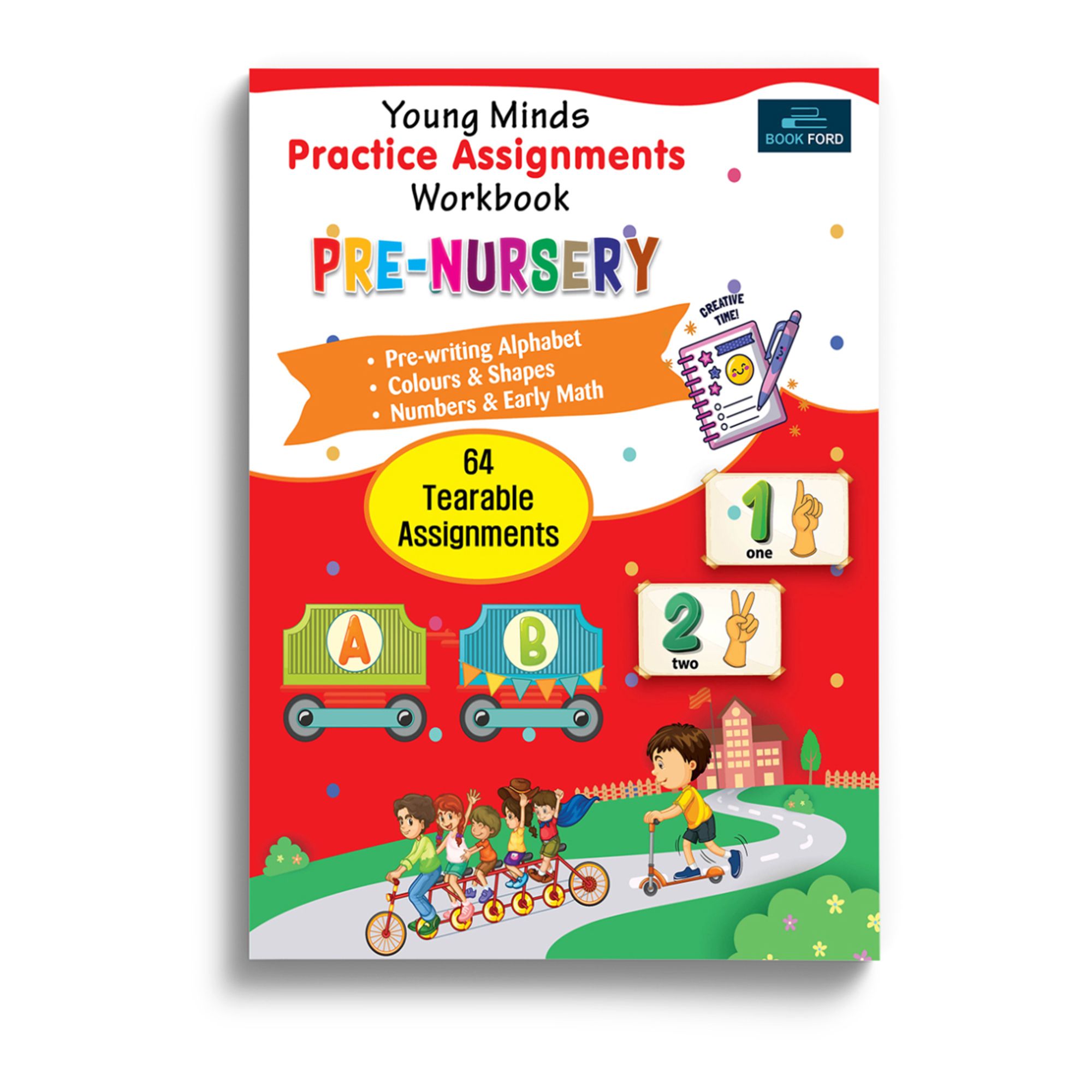 Young Minds Practice Assignments Workbook - Pre-Nursery Books For Kids