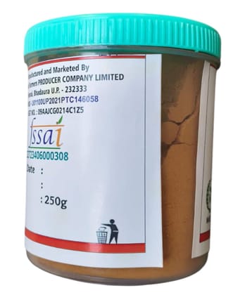 Organic Turmeric Powder - Premium Quality Golden Spice, 250 gm