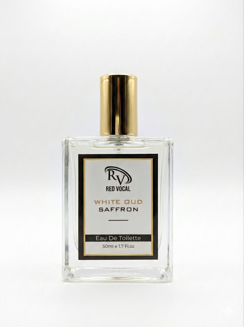 Red Vocal White Oud Saffron Eau De Toilette 50ml | Unisex Luxury Oud & Spicy Notes | Long-Lasting Premium Fragrance