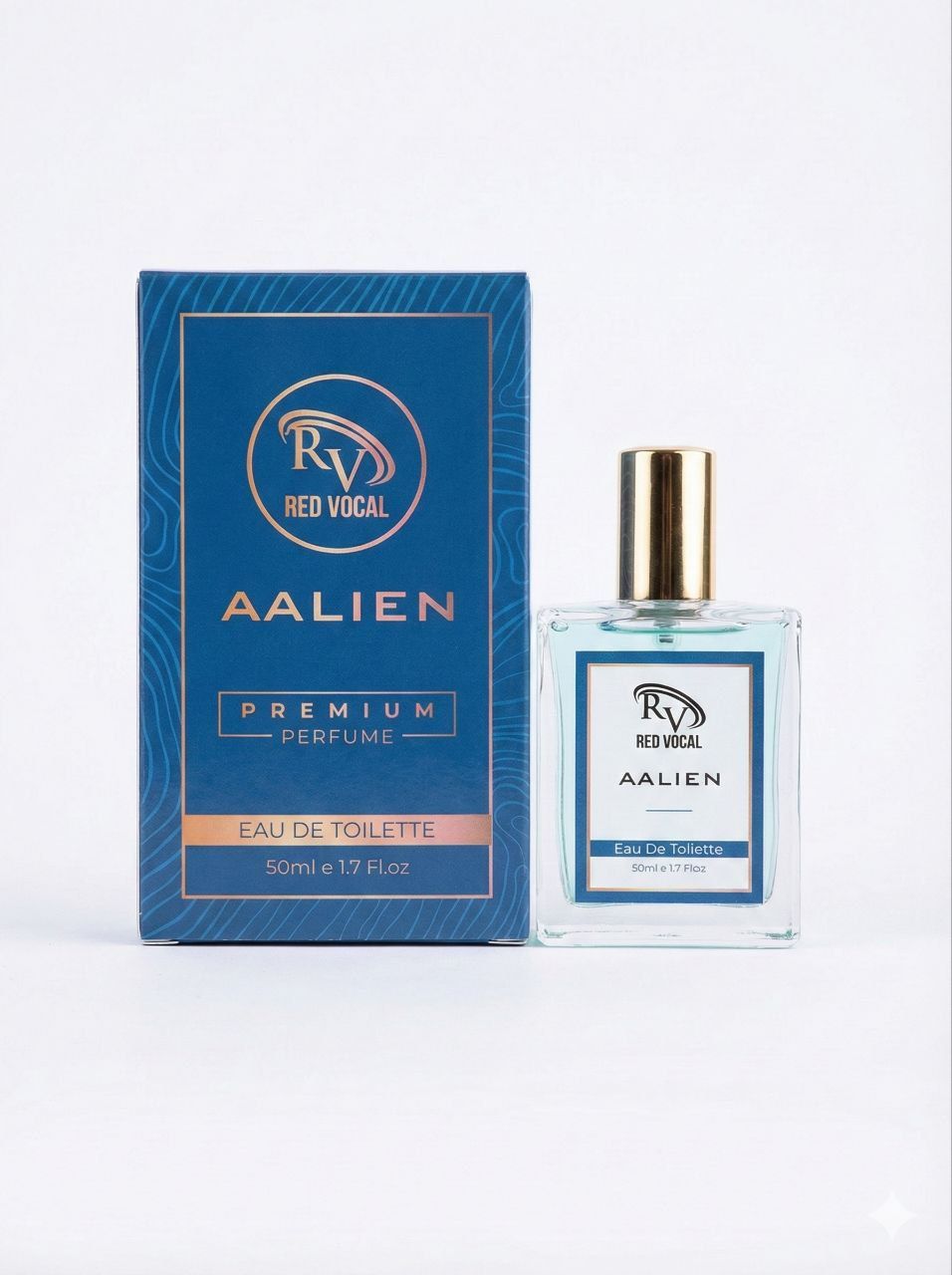 Red Vocal Aalien Eau De Toilette 50ml | Unisex Fresh Citrus, Aromatic & Woody Amber Fragrance | Long-Lasting Perfume