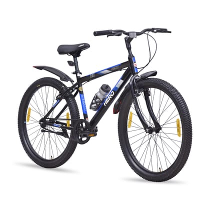 HERO Next 24 T (inch) Mountain Cycle (Single Speed, Black, Blue, Rigid)