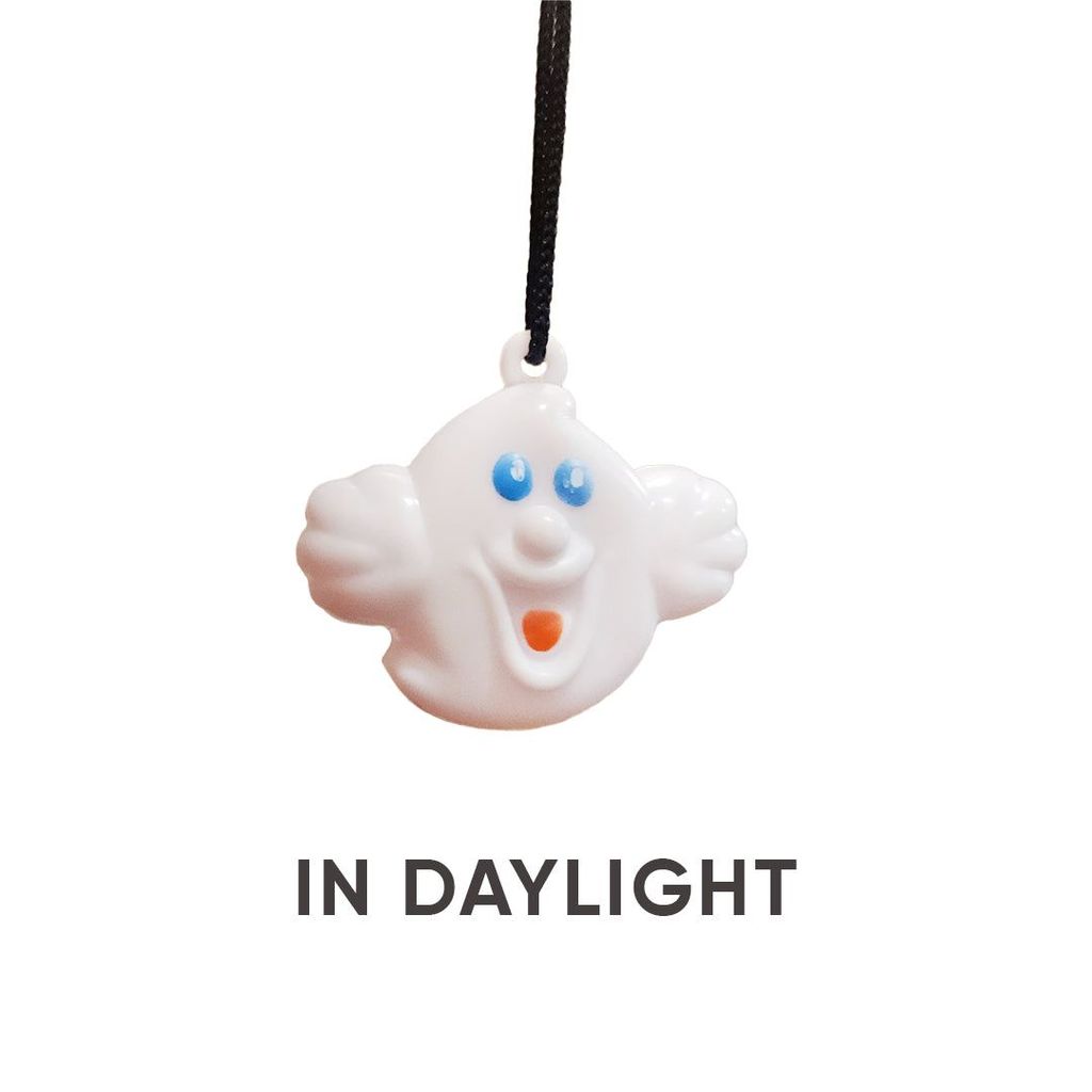 Glow In The Dark Boo Locket - 1PC - Party and Festive Needs | Buy online on ZillyBuy