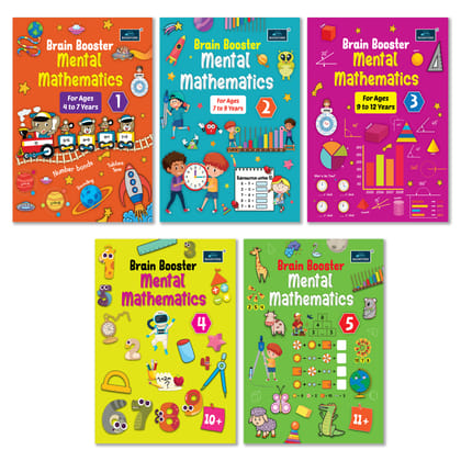 Brain Booster Mental Mathematics Book For Kids (Set of 5)