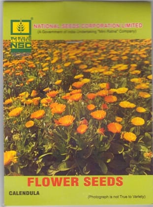 NSC Flower Calendula, 5g Truthful Label Seed