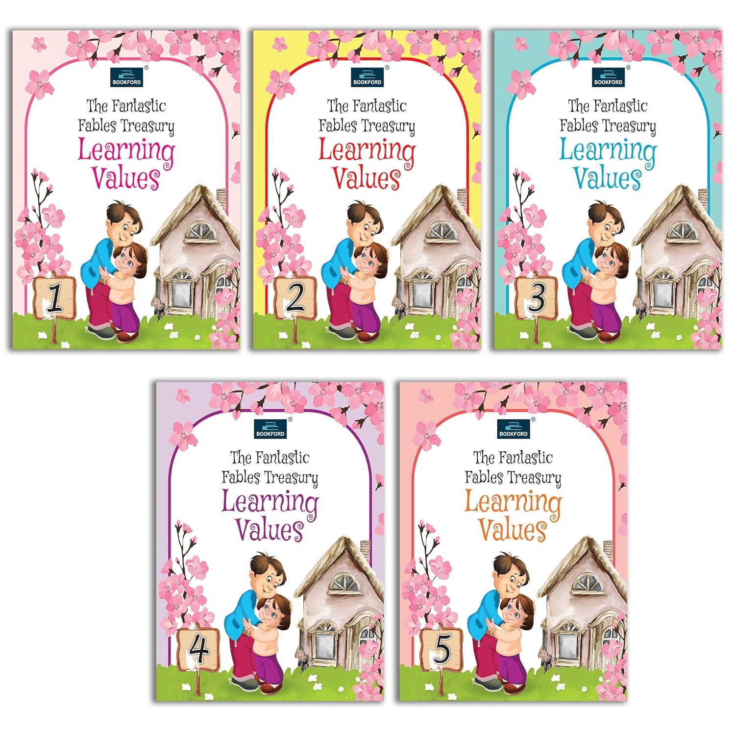 The Fantastic Fables Treasure Learning Value Story Set Of 5 Books