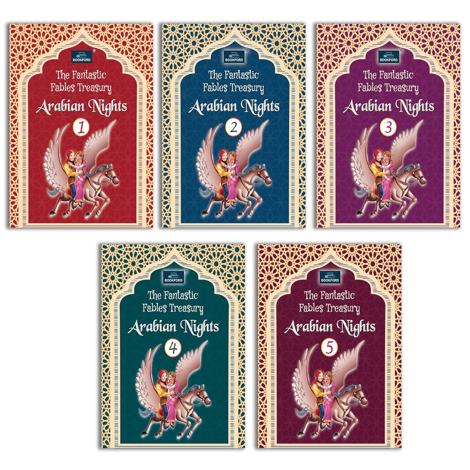 The Fantastic Fables Treasure Arabian Nights Story Set Of 5 Books