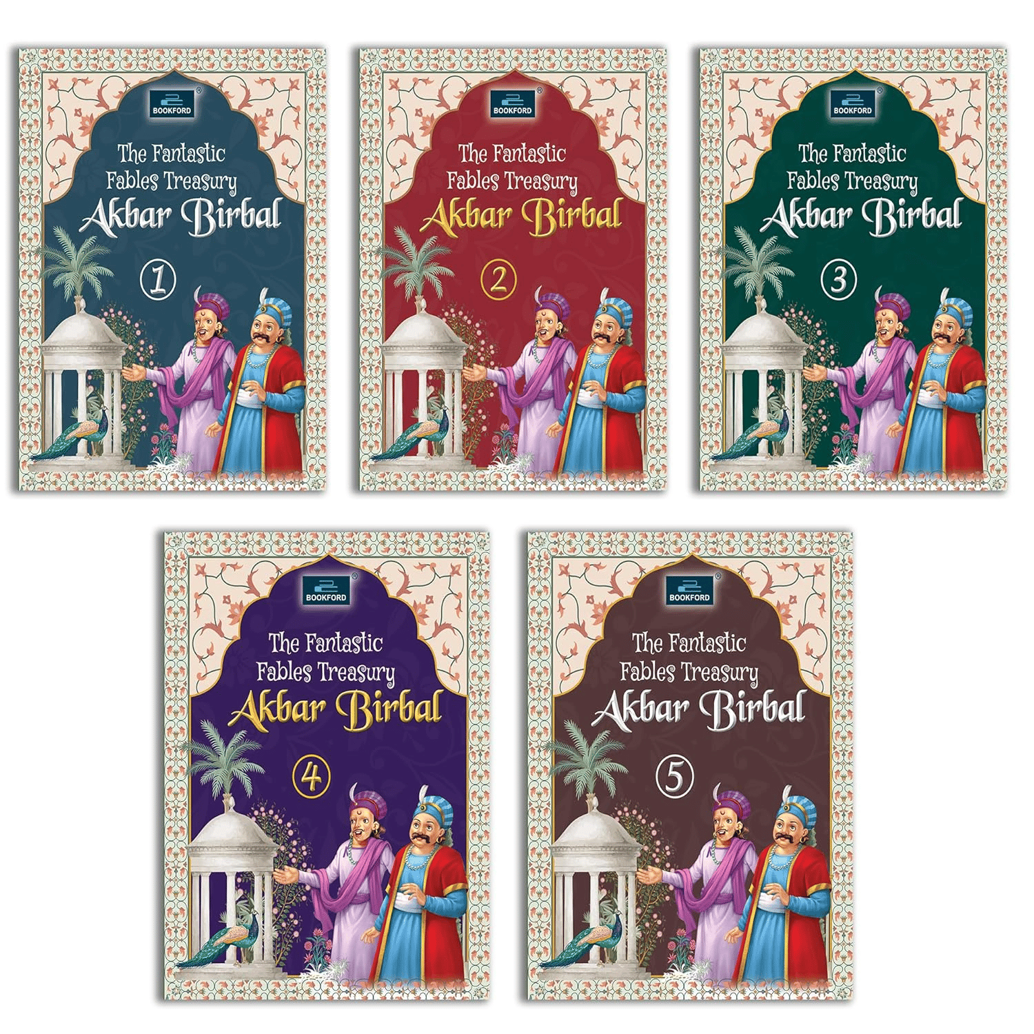 The Fantastic Fables Treasure Akbar Birbal Story Set Of 5 Books