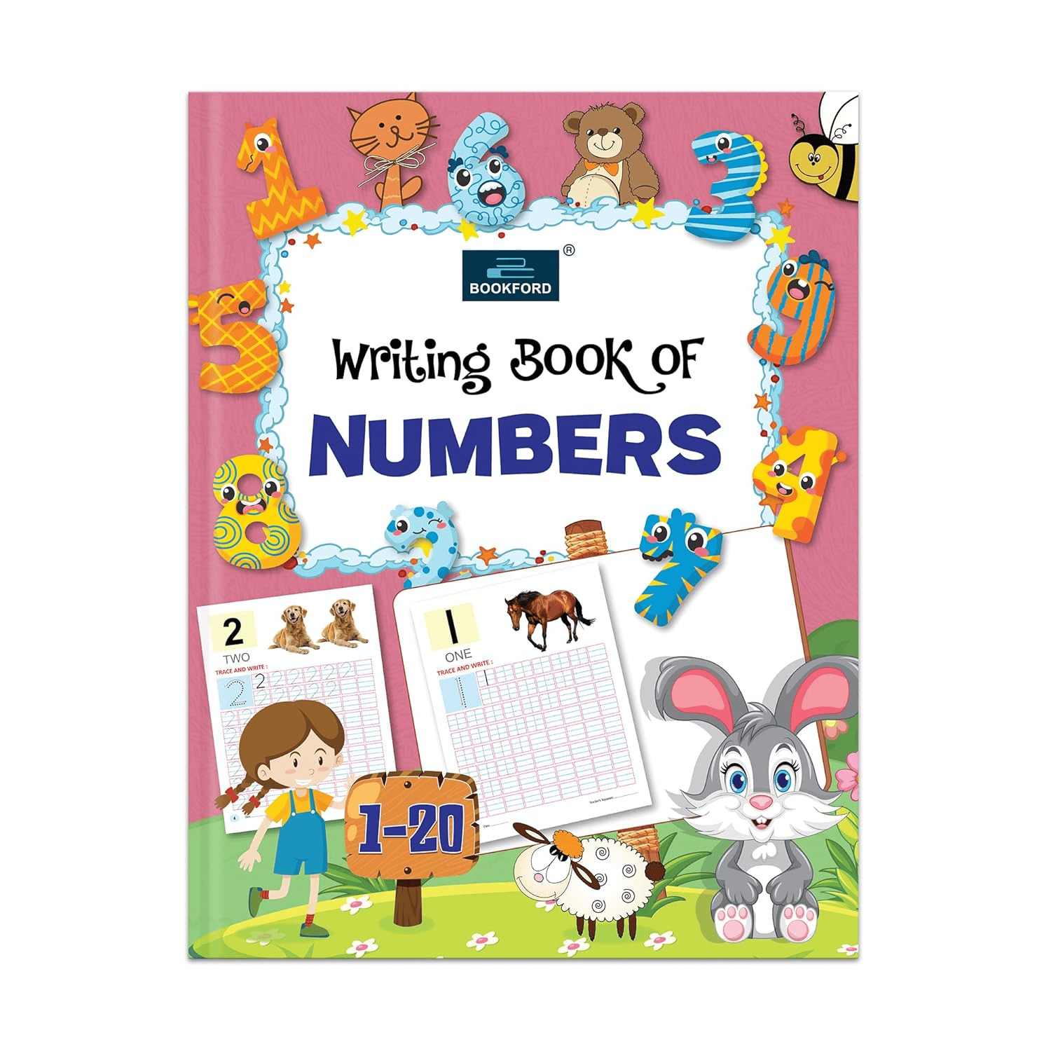 Writing Book Of Numbers 1-20 For Kids