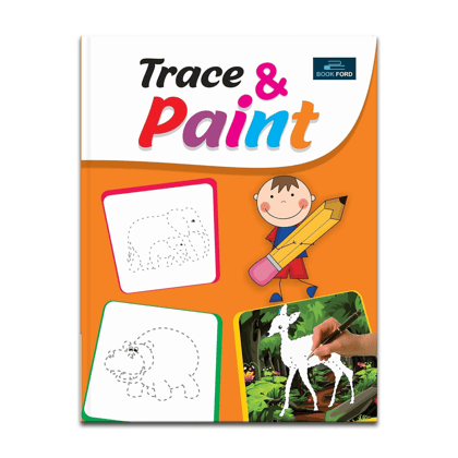 &nbsp;Trace And Paint Coloring Book For Kids