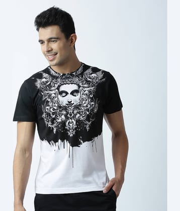 Huetrap Pack of 1 Cotton Regular Fit Men's T-Shirt ( White )