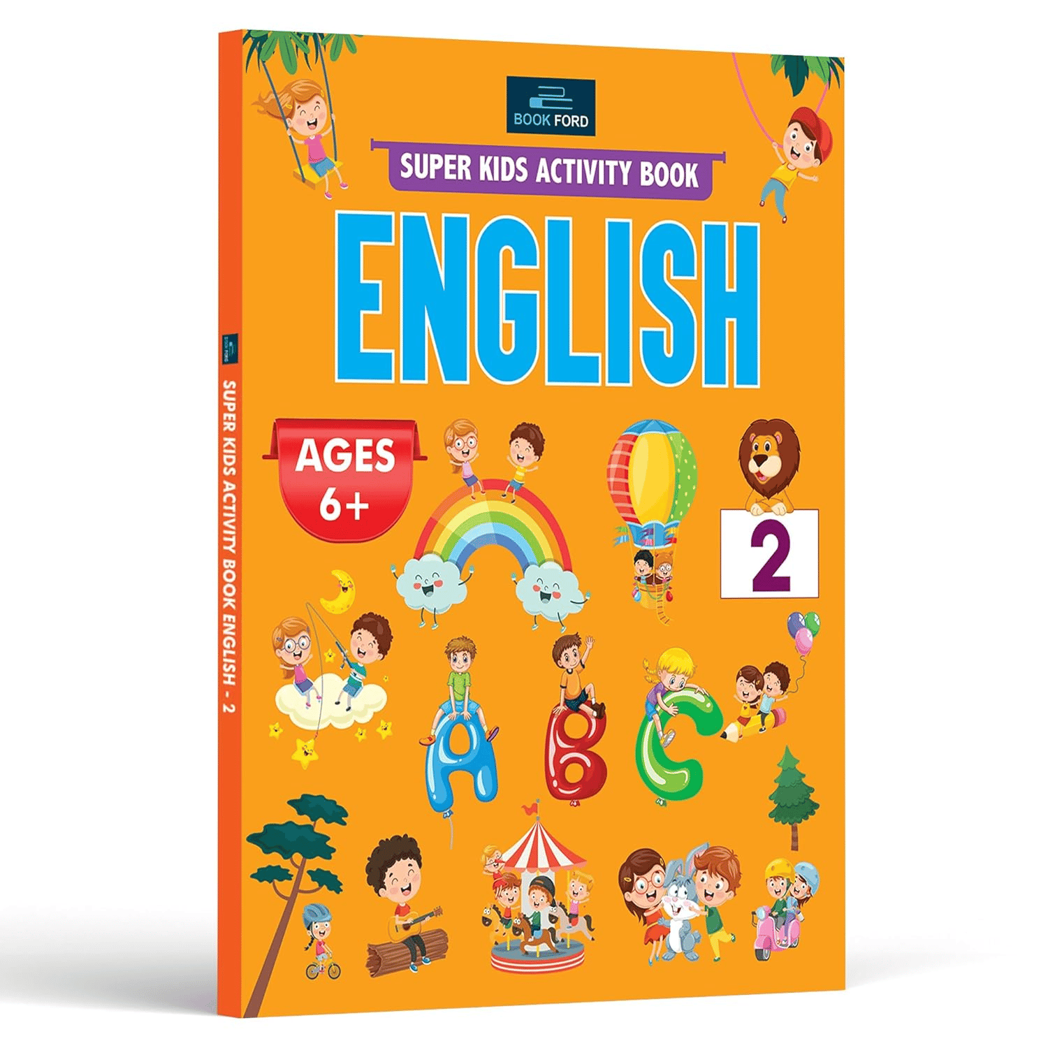Super Kids Activity Book - English Part - 2 Books For Children