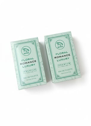 Red Vocal Floral Romance Luxury Premium Perfume Eau De Toilette for Women – 100ml Each | Elegant & Long-Lasting Fragrance | Pack of 2