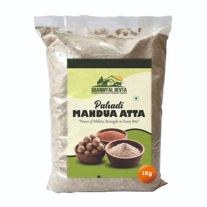Ragi Flour (Mandua Atta) 1 kg by Ghandiyal Devta Farmer Producer Company Limited
