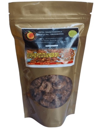 Smashed Potato Ginger Dry Snack - 150 gm Pack Smashed Potato Ginger Dry Snack - 150 gm Pack