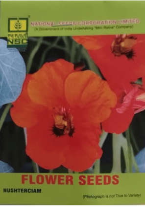  NSC Flower- Nushterciam (Indian Cress)-5 g Truthfully Labelled Seed Pouch