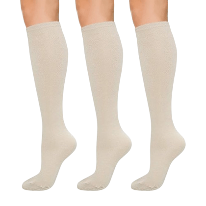 1 Pair Pack ofBunaay Knee High Socks - BEIGE 