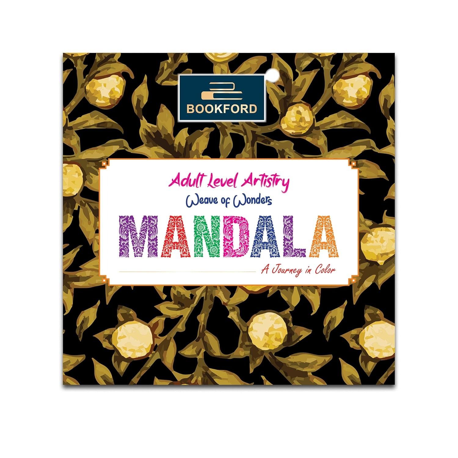 Adult-Level Artistry Weave Of Wonders Mandala A Journey In Color Book