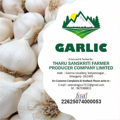 Garlic 1 kg | By Tharu Sanskriti Farmer Producer Company Limited