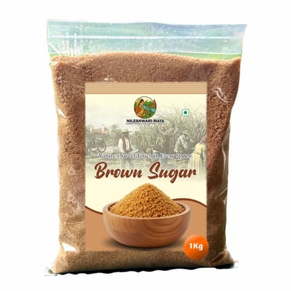 100% Pure Brown Sugar  By Nileshwari Mata Farmer Producer Company – Unrefined & Natural Sweetener