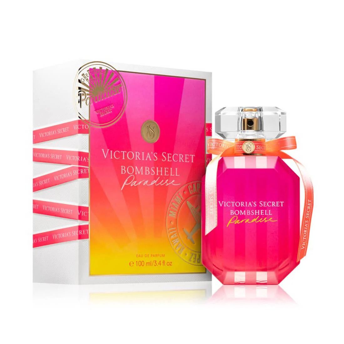 Victoria’s Secret Bombshell Paradise Eau De Parfum for Women | Fruity Floral Luxury Perfume | 100ml
