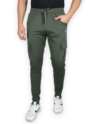 Men's Slim-Fit Stretchable Cargo Joggers – 6-Pocket Tactical Casual Pants