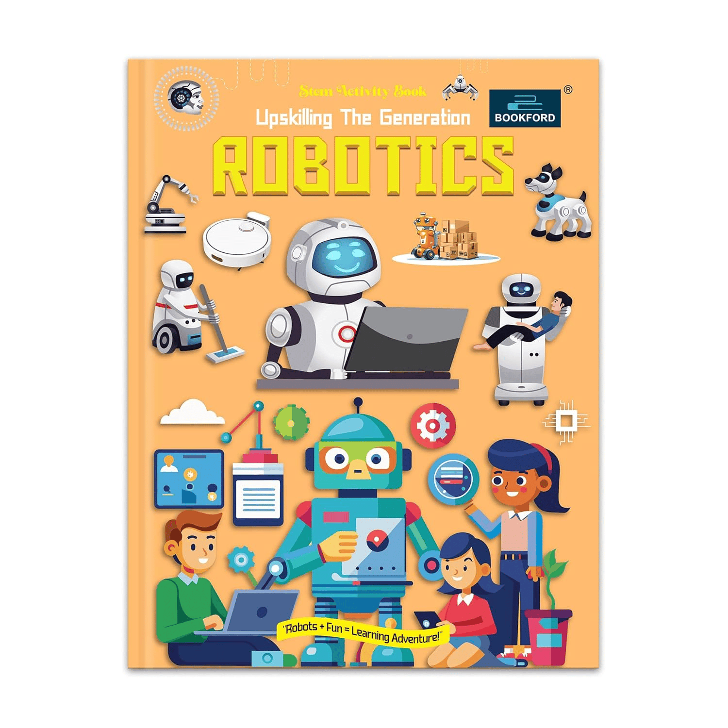 Stem Activity Book Upskilling The Generation Robotics for kids
