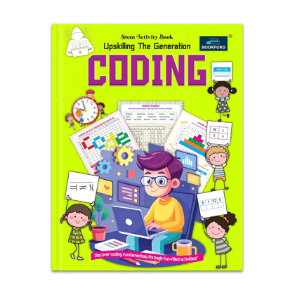 Stem Activity Book Upskilling The Generating Coding for kids