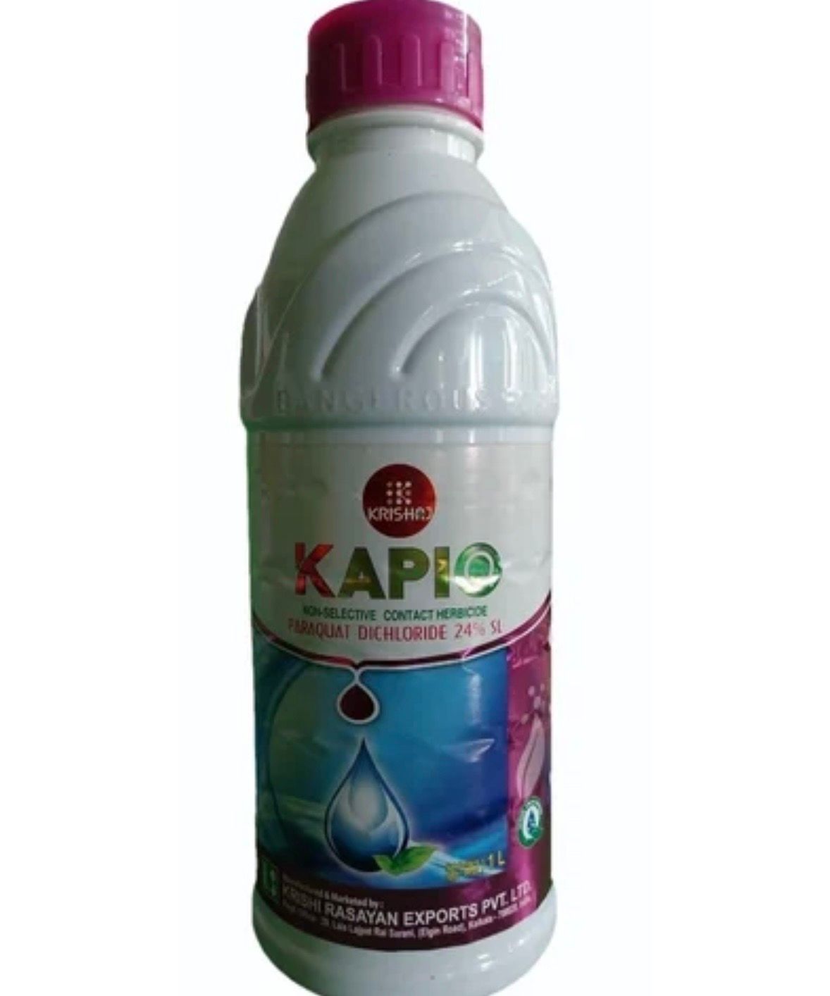 KRISHO KAPIO Non-Selective Contact Herbicide - Paraquat Dichloride 24% SL (1L)