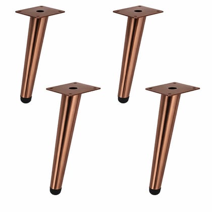 Elegance Times Engineering&nbsp;PVD 100% 8 INCHES Sofa Leg Sofa Furniture ROSE GOLD Glossy Finish Heavy Model Cone Shape Design Sofa Leg Set of 4 (8 INCHES)